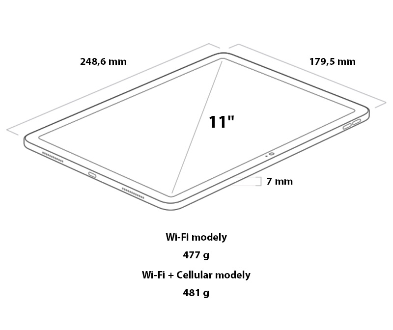 iPad A16_Dimensions